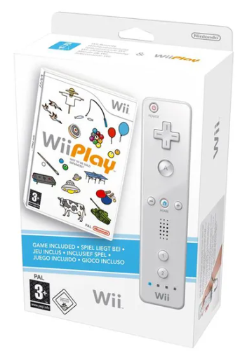 Nintendo Jeux Vidéo Wii Play + Wiimote Wii